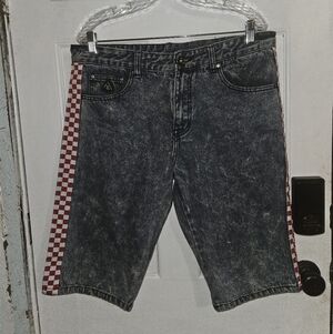 DNM Collection Acid Wash Denim Shorts 34